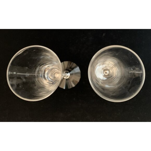 Oleg Cassini Diamond Toasting Flutes Set of Two Champagne Signed Wedding 10 3/4" - Picture 8 of 8